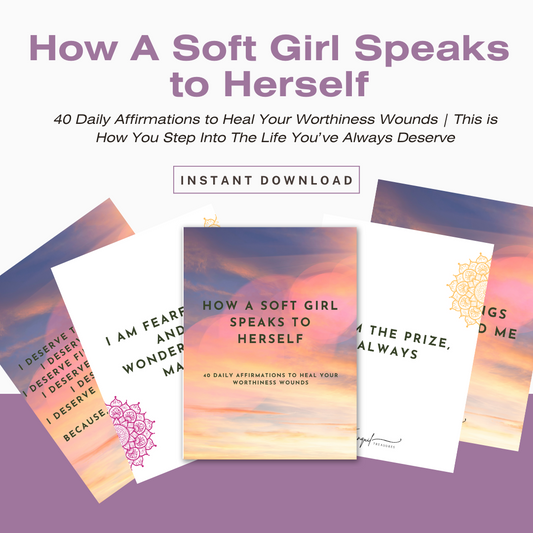 Soft Girl Digital Affirmation Shuffle Deck